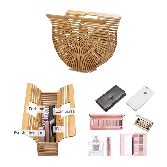 Trend ! A must have, Bamboo Summer Bag - Picture 3 of 5